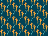 Seahorse repeat pattern