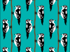 Downy woodpecker repeat pattern